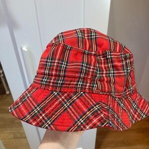 Vintage Tartan plaid bucket hat